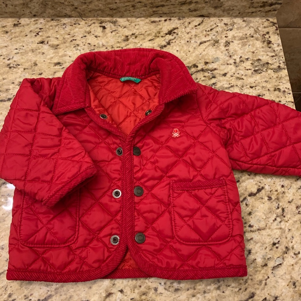 United Colors of Benetton red jacket